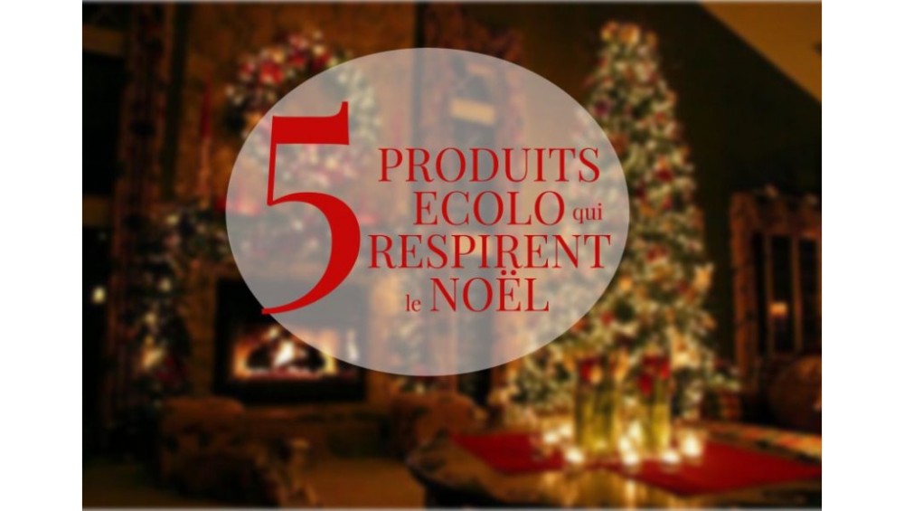 5 produits écolos qui respirent le Noël !